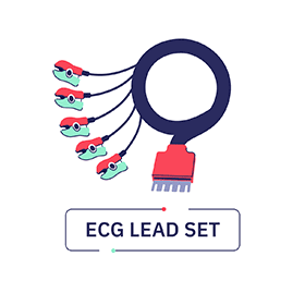 ECG lead set