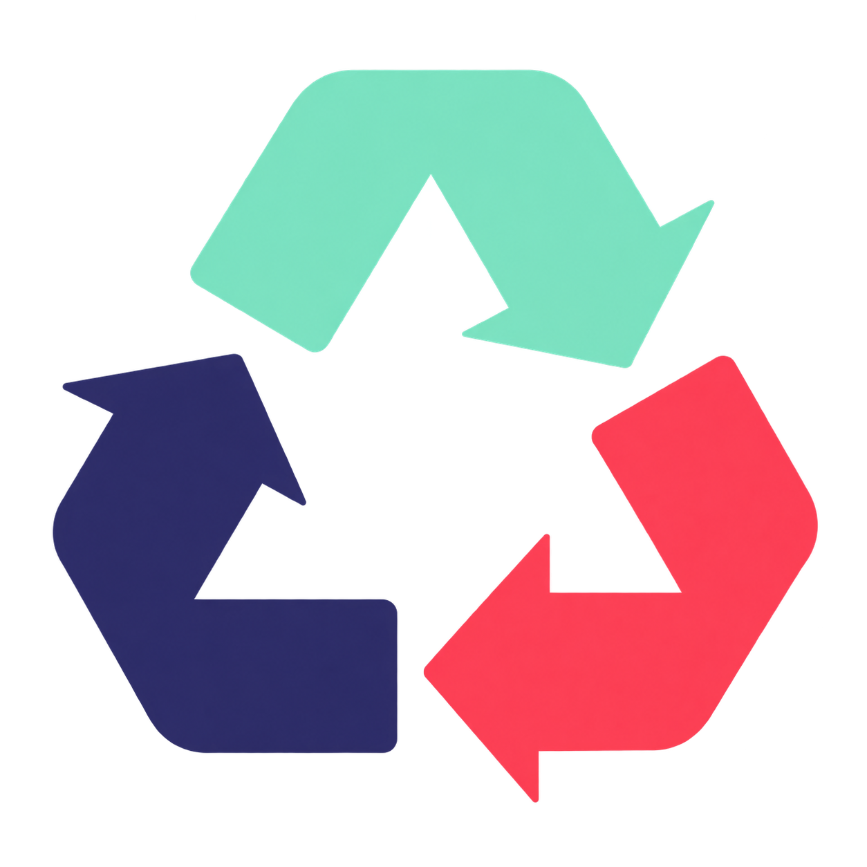 Circular recycling symbol