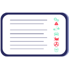 E-Paper Label E-Paper Label Illustration